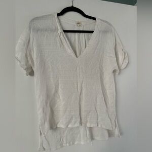 O’Neill White Linen Top